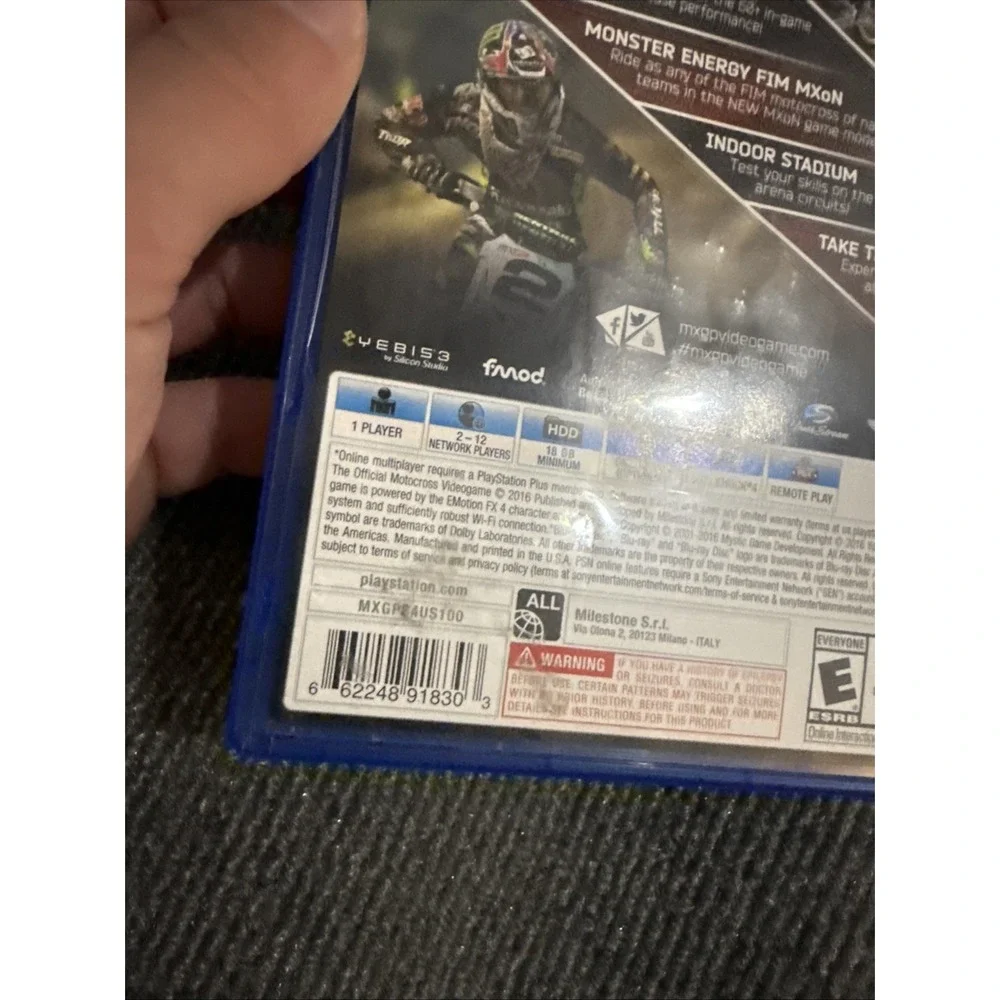MXGP 2 (Sony PlayStation 4, 2016) CIB Complete Day One Moto Gp Game